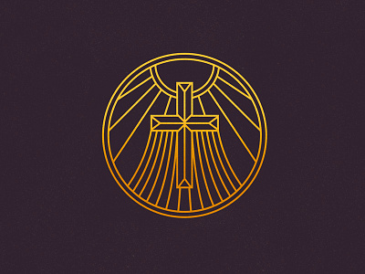 Church Of Light branding church god gold holy identity jesus logo modern pray sun whiskey and branding