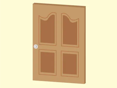 Door concept design illustration