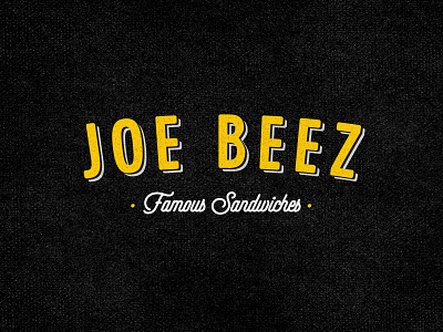 Joe Beez Logo Concept branding deli food identity kingston logo store