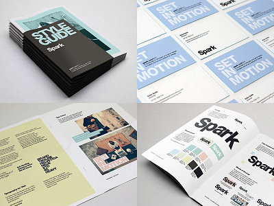 Spark Style Guide branding design print