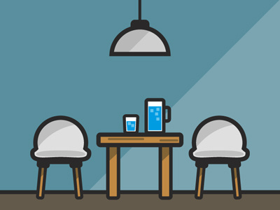 Dine in illustration vector vectorart