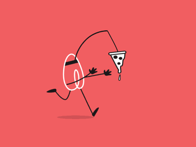 Pizza airbnb animade animation gif pizza