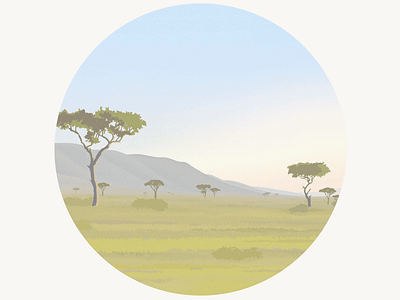 African Savannah african savannah praivie savannah vector