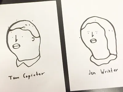 The Writers branding design hands icon identity illustrations lady logo man people writer