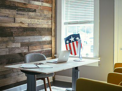 My new workspace! design desk logo macbook office pro space ui work workspace