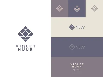 Violet Hour Fashion Identity brand identity denver logo design logo development