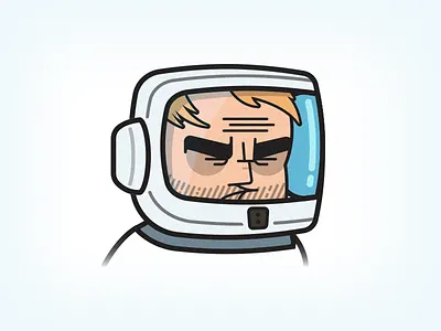 Angry Cadet cadet design helmet illustration space wip