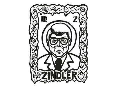 Saint Marvin houston illustrated people illustration marvin zindler portrait saint saints texas