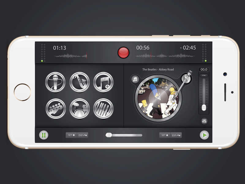 Dj dj drum gitur microphone music piano