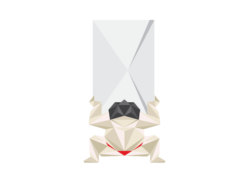 tagSumo - Mail Process brand branding clean design flat graphic logo low low poly mail poly sumo