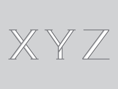 Julep | XYZ font free julep julip typeface x y z