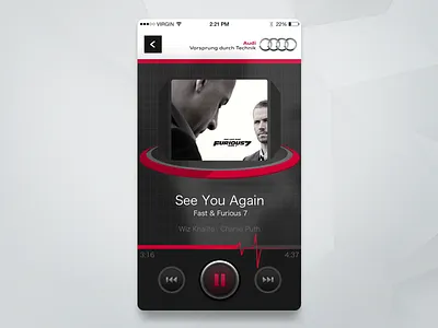 Music audi batch design music player ui web widget