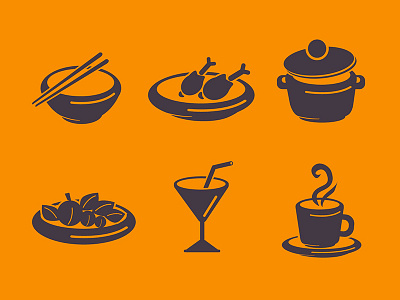 Restaurant Icon beverages design drink flat food gizmo icon pika restaurant solid ui