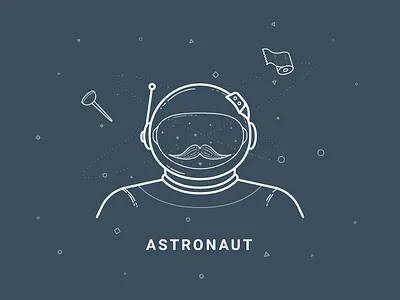 Astronaut astronaut belight software cosmonaut illustration man office outline restroom stroke toilet vector