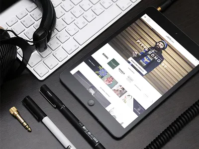 e-Pitti Photograhy branding fashion logo photography responsive retouching web design website