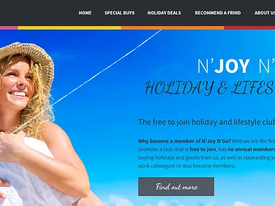 Website Header concept header homepage web design