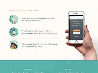 Helping you help your family. illustration marketing sentinel steps