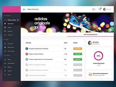 Website app clean dashboard design ios material simple ui ux website