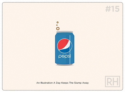 An Illustration A Day Keeps The Slump Away #15 illustration pepsi soda