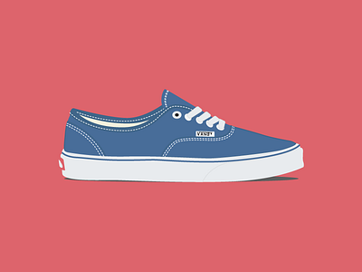 Vans Authentic authentics crockett illustration shoe skate skateboarding vans