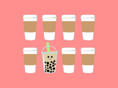 Coffee meets boba boba coffee cute