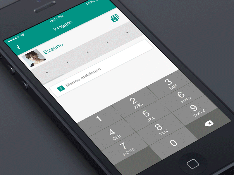 ABN AMRO Login Animation abn amro animation bank ios login redesign ui