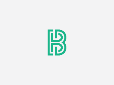 B Lettermark asset b bb brand branding identity lettermark logo name personal
