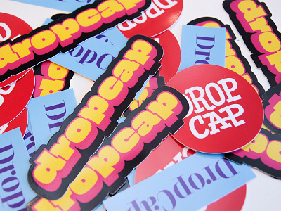 DropCap stickers dropcap dropcap workshop lettering marketing stickers type