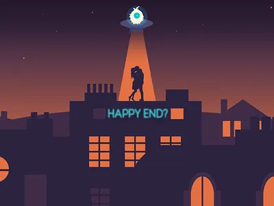 Happy end? alien app date happy end mobile app paris romantic rouma