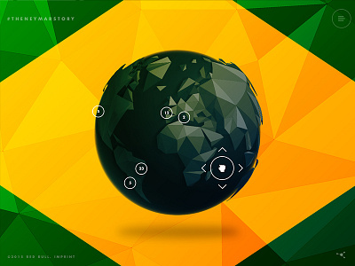 Neymar Jr. Website Scribble 3d neymar scribble soccer storytelling web