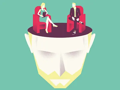 psychologist's illustration in your head marie lorraine crumbach psychoanalysis psychologist