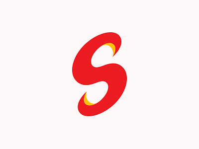 Super 8 Logo eight hero letter monogram number red super yellow