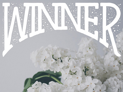 Winner arch hand lettering lettering typography winner