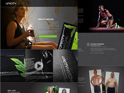 Matcha Phoenix microsite microsite user experience user interface web design