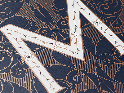 Type Fight 'M' illustration lettering type fight