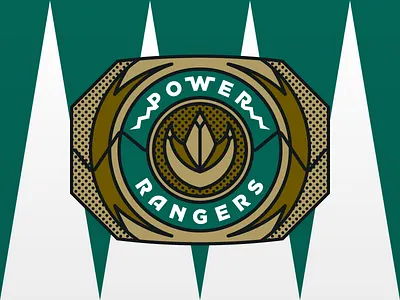 It's Morphin Time dragon green ranger illustration mmpr morpher power rangers