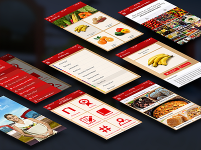 App Mercado do Rio Vermelho app bahia flat design food interface market mercado rio vermelho
