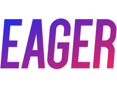 Eager logo eager eager.io eagerio