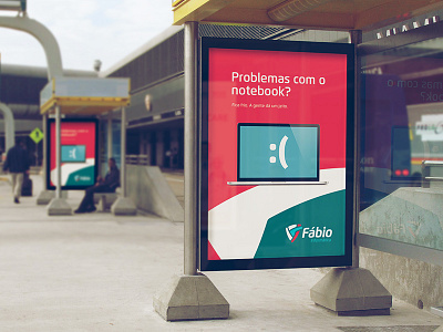 Fábio Informática / Branding computer f fábio i informática maintenance manutenção support symbol tech