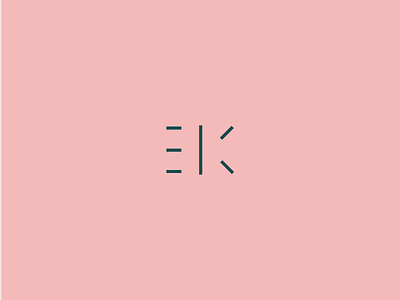 EK Mark asian design graphic kanji logo mark
