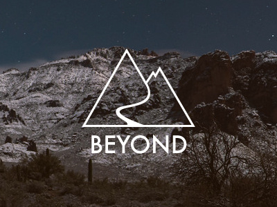 Beyond Logo brand icon illustrator logo mountain vector