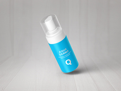 Airless Cosmetic Mock-Up airless bottle box branding cosmetic jar mock up