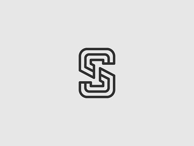 S + I branding graphic identity letter line logo logotype mark monogram s symbol type