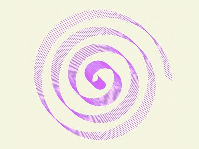 Lost In Lavender Fields art code coding design generative geometric graphics lavender minimal processing spiral swirl
