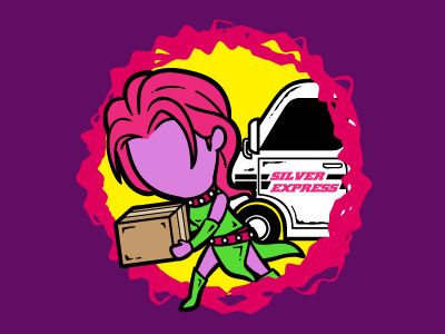 Part Time Job 032 - Courier Service blink comic jobs marvel movie parody part time job pop culture t shirt tees
