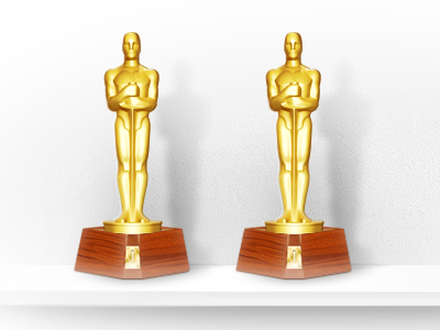 Prize teaser gold oscar prize reward statuette