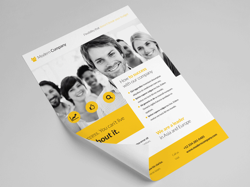 Minimal Flyers / Posters Bundle advertisement business clean flyer iconminimal icons indesign magazine poster print template vectors