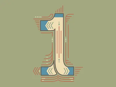 36 days of Type 1 36 days of type illustration numbers type design