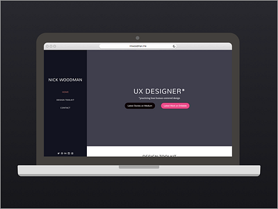 v3 of personal website designer personal portfolio