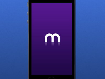 Mobile App ID boot screen icon m mobile white